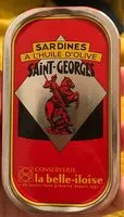Mängden socker i Sardine saint georges