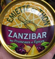 Mängden socker i Emietté de thon Zanzibar