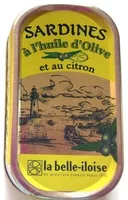 Mängden socker i Sardines à l'huile d'olive et au citron