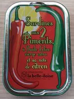 Mängden socker i Sardines aux deux piments et sa note de citron