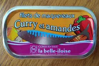 Mängden socker i Filets de maquereaux cuisinés aux curry et amandes