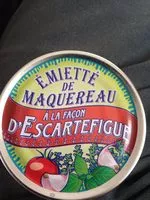Mängden socker i Emietté de maquereau à la façon d'Escartefigue