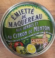 Mängden socker i Emietté de maquereau aux herbes et citron de menton