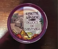 Mängden socker i Emietté de sardines Délices de Carthage