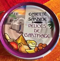 Mängden socker i Emietté de Sardine Délices de Carthage