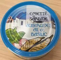 Mängden socker i Emietté de sardine aubergines, aïl et basilic