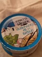 Mängden socker i Emietté de sardine aubergines, aïl et basilic