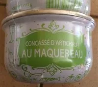 Mängden socker i Concassé d'artichaut au maquereau
