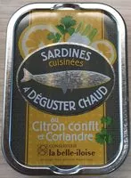 Mängden socker i Sardines Cuisinées à déguster chaud au Citron Confit et Coriandre