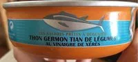 Mängden socker i Thon germon tian de légumes
