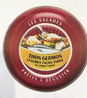 Mängden socker i Thon Germon Légumes Façon Tajine au Citron Confit