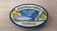 Mängden socker i Préparation pour sandwich lieu, carottes et citron confit