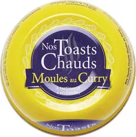 Mängden socker i Nos toasts chauds moules au curry