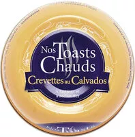 Mängden socker i Nos toasts chauds crevettes au calvados