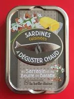 Mängden socker i Sardines cuisinées au sarrazin et au beurre de baratte