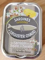 Mängden socker i Sardines cuisinées à déguster chaud