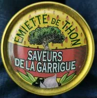 Mängden socker i Emietté de thon Saveurs de la garrigue