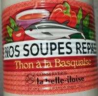 Mängden socker i Nos soupe repas Thon à la Basquaise
