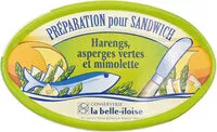 Mängden socker i Préparation pour sandwich harengs, asperges vertes et mimolette