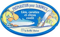 Mängden socker i Préparation pour sandwich lieu, carottes et citron confit