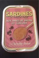 Mängden socker i Sardines aux baies de batak et curcuma