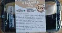 Mängden socker i Éclairs à la vanille