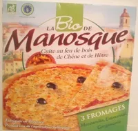 Mängden socker i La Bio Pizza 3 Fromages ; Mozzarella, Emmental, Gorgonzola