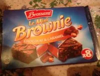 Mängden socker i Mini Brownies Chocolat Caramel Brossard, 8 Pièces, 240g
