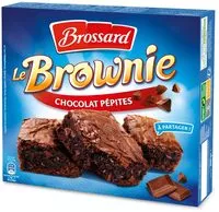 Mängden socker i Brossard - brownie familial pepites de chocolat 285gr