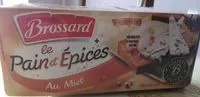 Mängden socker i Brossard -mon pain d epices au miel 360g el