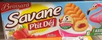 Mängden socker i Savane P'tit Déj Fraise