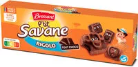 Mängden socker i P'tit savane rigolo tout choco x5 150g -brossard