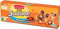 Mängden socker i P'tit savane rigolo chocolat x5