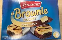 Mängden socker i Brossard - mini brownie duo de chocolat x 8