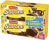 Mängden socker i Brossard - lot de 3 savane pocket x 7 tout chocolat + 1 paquet offert - 840gr