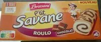 Mängden socker i P'tit savane roulo chocolat x6 150g -brossard
