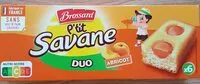 Mängden socker i P' ti savane duo abrico