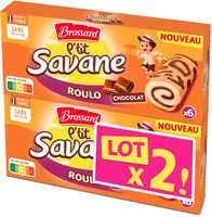 Mängden socker i Lt2 p'tit savane roulo chocolat x6 150g
