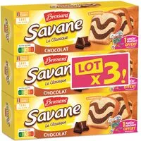 Mängden socker i Brossard - lot de 3 savane le classique 310g