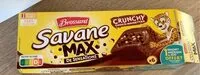 Mängden socker i Savane max de sensations crunchy choco-noisettes