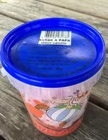 Mängden socker i Barbe à Papa gôut vanille