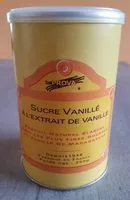 Mängden socker i Sucre Vanillé à l'extrait de vanille