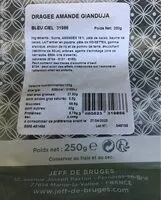 Mängden socker i Dragées amande gianduja