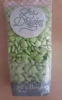 Mängden socker i Dragées cœur pétale d'amour (vert tilleul)