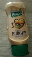 Mängden socker i Sauce Burger au goût relevé
