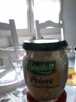 Mängden socker i Bénédicte sauce au poivre de Madagascar