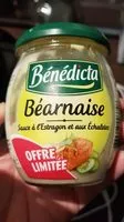 Mängden socker i Benedicta sauce de variete bearnaise flacon souple