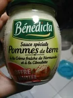 Mängden socker i sauce spéciale pomme de terre à la crème fraîche de Normandie et à la ciboulette