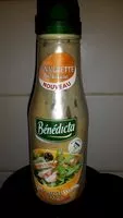 Mängden socker i Vinaigrette onctueuse moutarde & miel