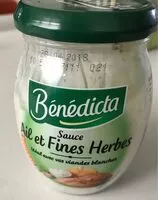 Mängden socker i Bénédicta Sauce ail et fines herbes le pot de 260 g